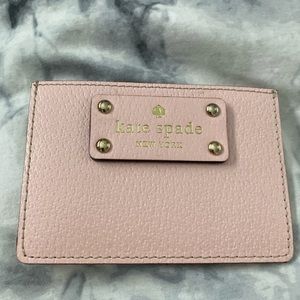 Light Pink Kate Spade Card Holder